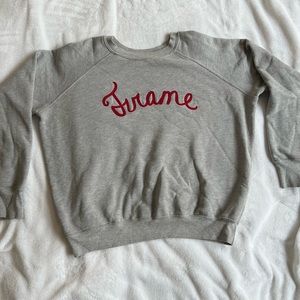 FRAME DENIM Grey sweatshirt